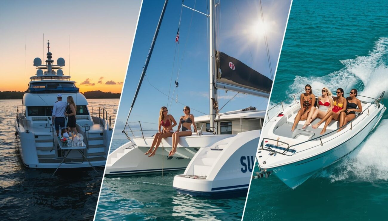 diferencia catamarán yate lancha 