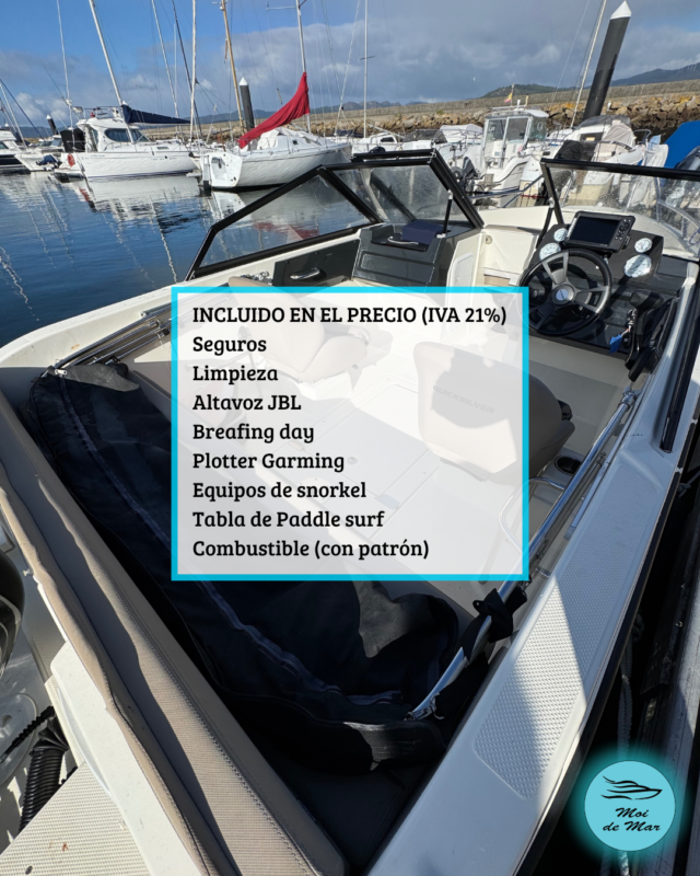 lancha alquiler Vigo
